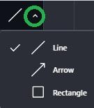 additional tools for arrows and rectangles
